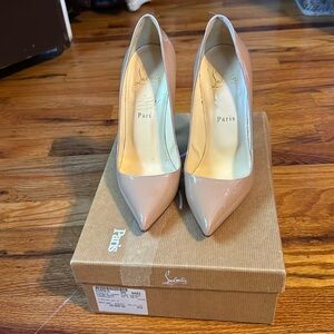 Christian Louboutin nude heels